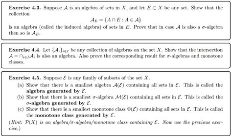 measure theory - Difference between proving algebra and sigma-algebra ...