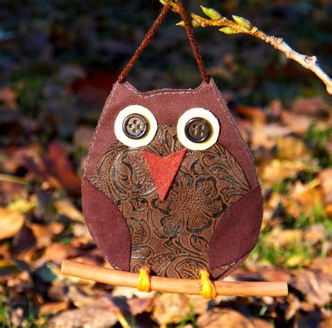 Mind Ruffle: Homemade Fall Decorations; Owl Ornament