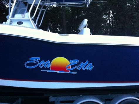 Boat Lettering & Design Samples | Custom Design Graphics | Long Island