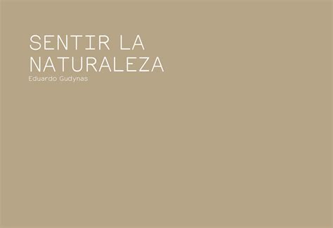 SENTIR LA NATURALEZA | revistaerrata.co