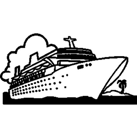 Download High Quality cruise ship clipart outline Transparent PNG ...