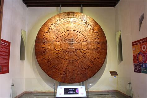 Replica of Aztec Calendar, Museum of Calendar, Queretaro, … | Flickr