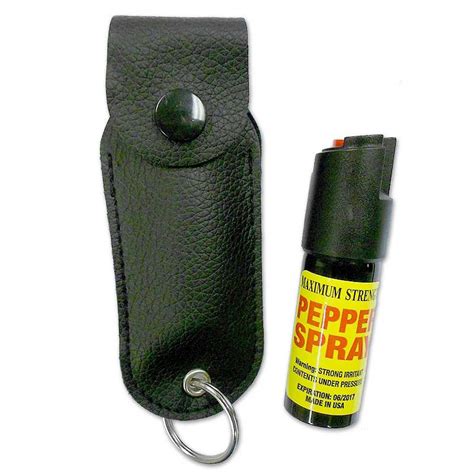 Compact Pepper Spray Keychain - Small Pepper Spray With Case - Purse Sized Mace