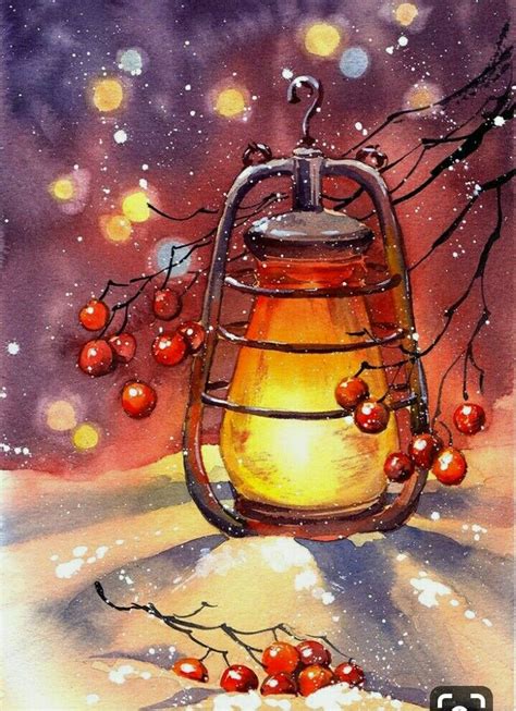 Pin by Екатерина on Копирование.Темы для занятий | Christmas paintings, Christmas watercolor ...