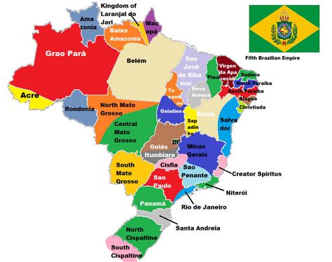 Fifth Brazilian Empire(Alternate History) by DrCowAndrewBloodie on DeviantArt