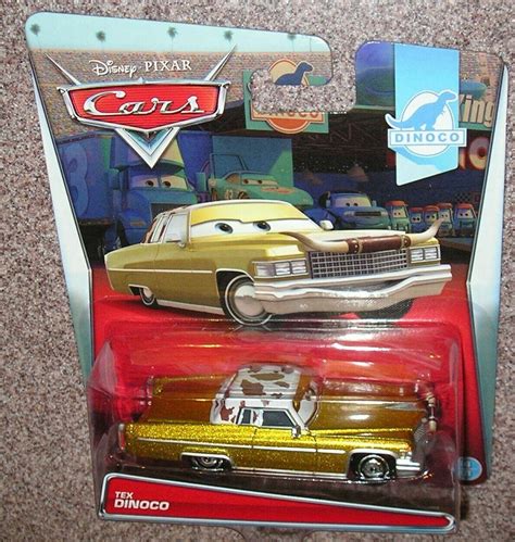 MATTEL DISNEY PIXAR CARS Tex Dinoco 4/8 Cadillac Mattel CJL83 NIP ...