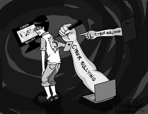 Editorial Cartoon - Cyberbullying by Swagness--M8 on DeviantArt