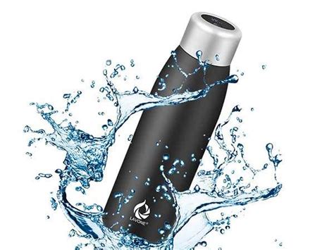 Lavone Self-Cleaning Water Bottle with Water Purification System ...