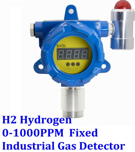 H2 Hydrogen Fixed Gas Detector With Display Alarm Industrial Monitor 0-1000PPM – Win Sensors