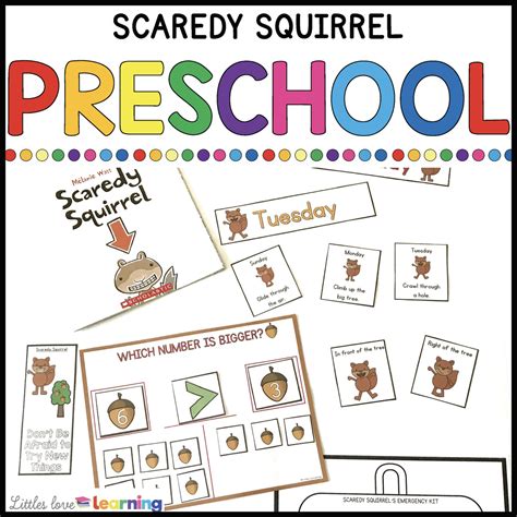 The BEST Preschool Activities for Scaredy Squirrel