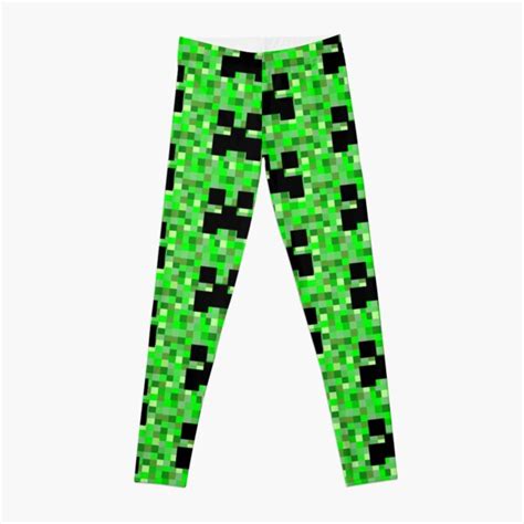 Minecraft Creeper Leggings | Redbubble