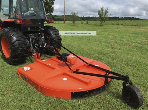 Kubota L5740 Hst 4wd Tractor And Bush Hog