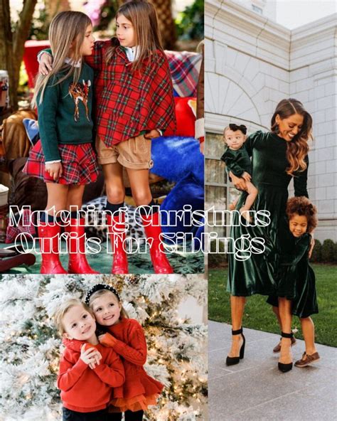 19 Matching Christmas Outfits For Siblings - ljanestyle