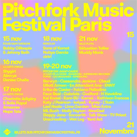 Pitchfork Music Festival Paris Announces Full Lineup | Pitchfork