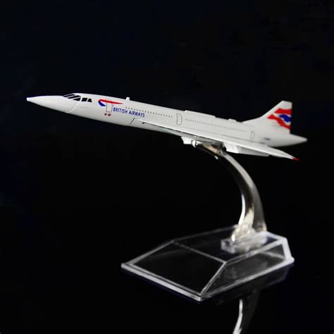 1:400 16cm British Concorde Metal Airplane Model Office Decoration Toy ...