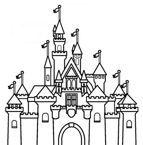 Castle Coloring pages - 100 Printable coloring pages