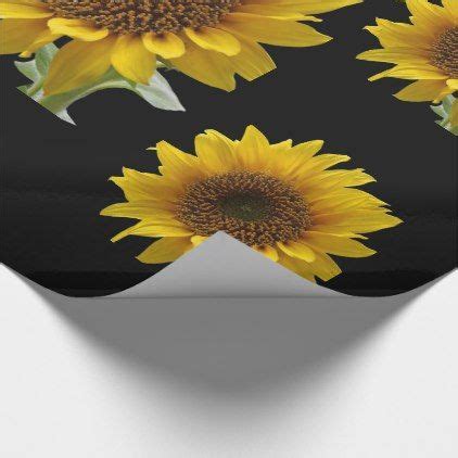 Sunflower Wrapping Paper - paper gifts presents gift idea customize ...