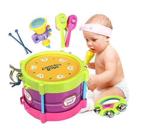 Baby Two-side Drum Musical Instruments Kids Drum Set Children Toy – Alexnld.com