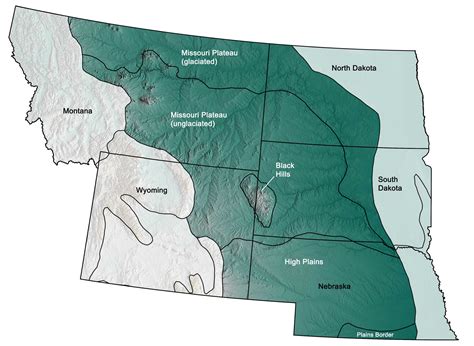 Us Map Of Great Plains