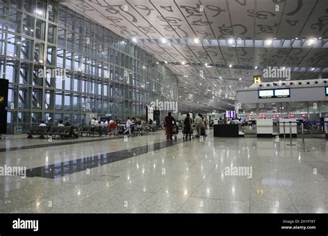 The new terminal of International departures of Kolkata airport, India Stock Photo - Alamy