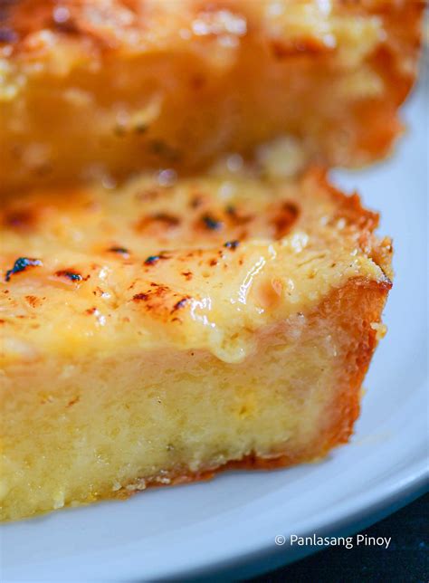 Cassava Cake Recipe Creamy and Cheesy Version - Panlasang Pinoy