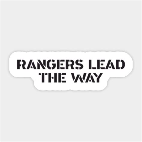 US Army - Rangers lead the way - Army Us - Sticker | TeePublic