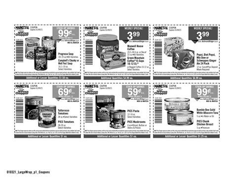 Printable Coupons - Price Chopper - Market 32