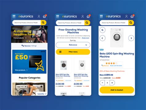 Euronics UK eCommerce website by Mike Smalley for Greenlight Digital on ...