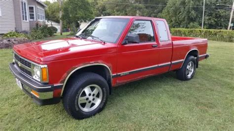 1991 Chevrolet S10 Extended Cab 4x4 with 4.3L Vortec Engine Low Mileage ...