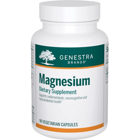 Genestra - Magnesium - 90 Capsules — Pine Street Clinic