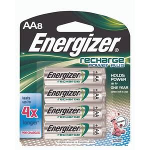 Energizer Nickel Metal Hydride (NiMH) AA Battery (8-Pack)-NH15BP-8 - The Home Depot