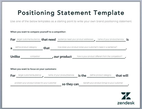 12 Positioning Statement Examples + Best Template