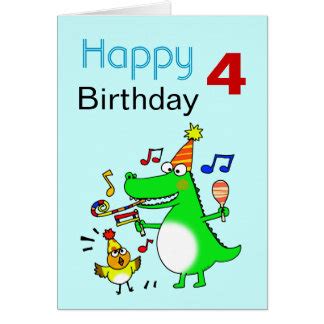 4 Years Old Boy Birthday Cards & Invitations | Zazzle.co.nz