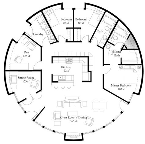 Monolithic Dome Home Floor Plans - An Engineer's Aspect