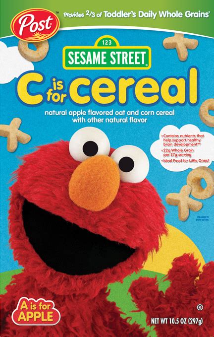 C is for Cereal: New Post Sesame Street Cereal