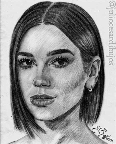 Pencil Portrait / Dua Lipa. — Hive