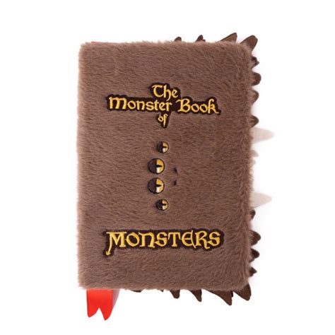 Harry Potter - The Monster Book of Monsters Fuzzy Notebook - Things For ...