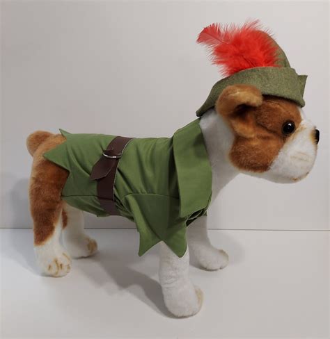 Peter Pan Dog Halloween Costume, Pet Peter Pan Costume, Peter Pan Dog Birthday Outfit, Halloween ...