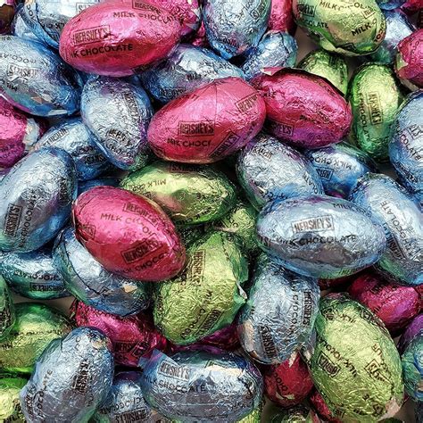 Hershey's Easter Solid Milk Chocolate Eggs, Pastel colors, 2.25 Pound - Walmart.com