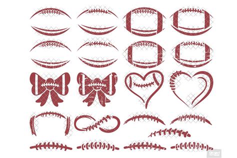 Football Laces SVG in SVG/DXF/EPS/JPG/PNG • OhMyCuttables