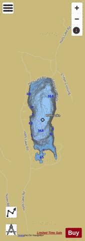 Halls Lake Fishing Map | Nautical Charts App