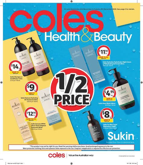 Coles Catalogue Health & Beauty 2 Dec - 8 Dec 2020 Dec 8, Weekly ...