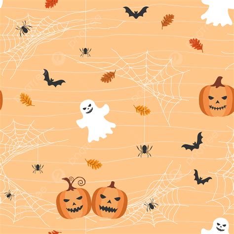 Halloween Theme Seamless Pattern With Pumpkins Background, Background, Bat, Black Background ...