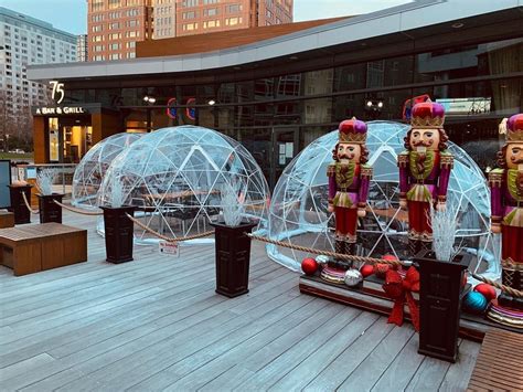 This Seaport Restaurant Has A Stylish Igloo Village That's Perfect For ...