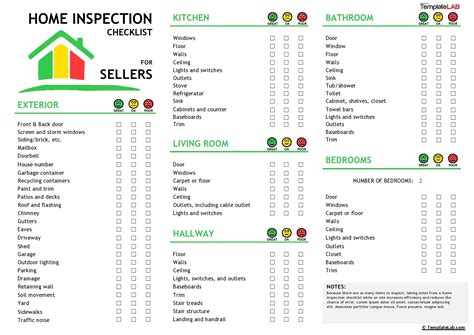 20+ Printable Home Inspection Checklists (Word, PDF)