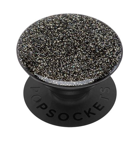 Glitter Black PopSockets PopGrip