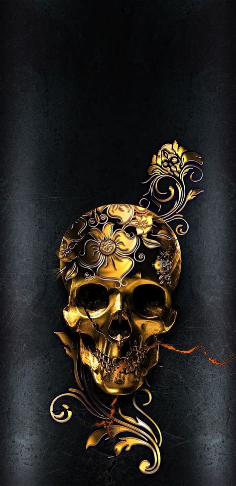 Gold Skull Wallpapers - Top Free Gold Skull Backgrounds - WallpaperAccess