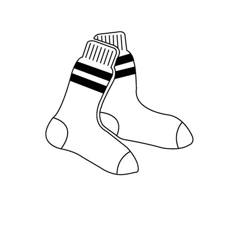 Sock Technical Drawing at GetDrawings | Free download