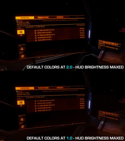 HUD being too dark - WORKAROUND! : r/EliteDangerous