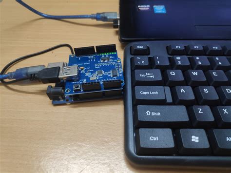 How to read input from USB keyboard on Arduino